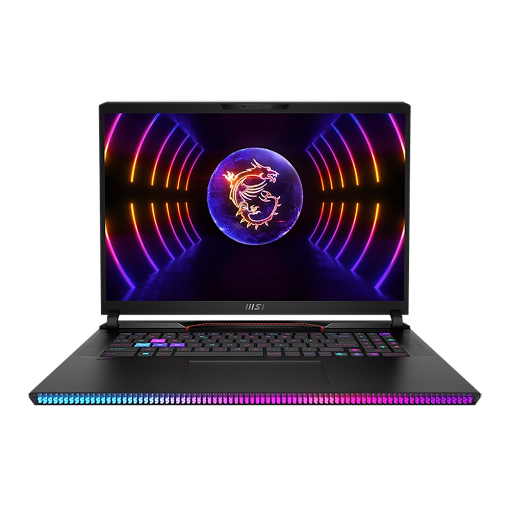 MSI Raider GE78HX 13VI-086US 17" QHD+ IPS 240Hz Display Gaming Laptop, Intel Core i9 13th Gen 13950HX 1.6GHz Processor; NVIDIA GeForce RTX 4090 16GB GDDR6; 64GB DDR5-5200 RAM; 2TB NVMe M.2 SSD; Windows 11 Pro,