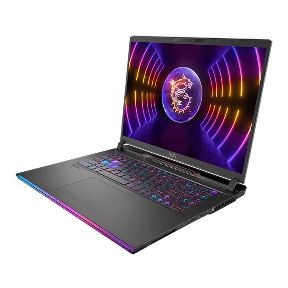 MSI Raider GE78HX 13VI-086US 17" QHD+ IPS 240Hz Display Gaming Laptop, Intel Core i9 13th Gen 13950HX 1.6GHz Processor; NVIDIA GeForce RTX 4090 16GB GDDR6; 64GB DDR5-5200 RAM; 2TB NVMe M.2 SSD; Windows 11 Pro,