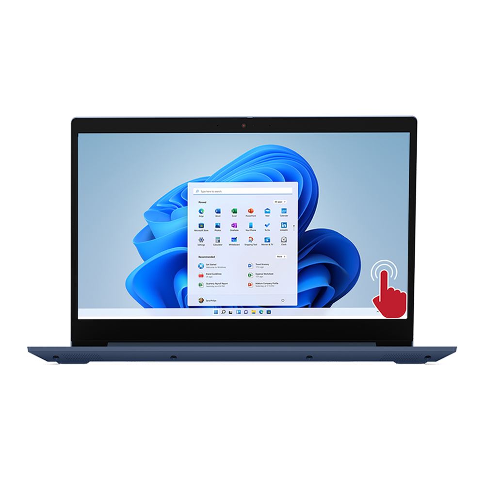 Lenovo IdeaPad Slim 3i 15.6" Touchscreen Laptop Computer - Abyss Blue - 13th Gen, Intel Core i5 1335U 1.3GHz Processor; 8GB LPDDR5-4800 Onboard RAM; 512GB M.2 SSD; Intel Iris Xe Graphics