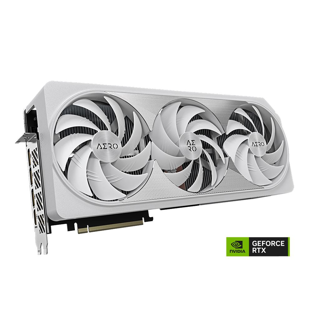 Gigabyte NVIDIA GeForce RTX 4090 Aero RGB Overclocked Triple Fan 24GB GDDR6X PCIe 4.0 Graphics Card GVN4090AEROOC24