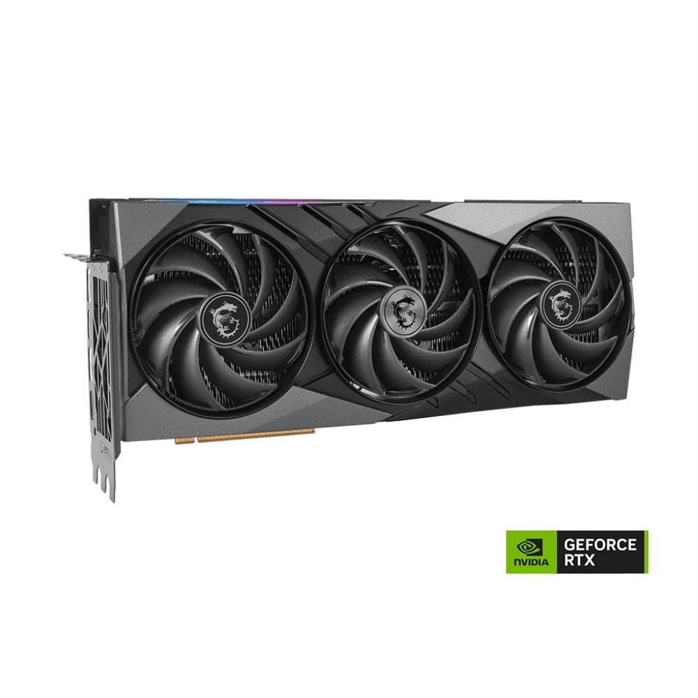 MSI NVIDIA GeForce RTX 4090 Gaming X Slim RGB Overclocked Triple Fan 24GB GDDR6X PCIe 4.0 Graphics Card