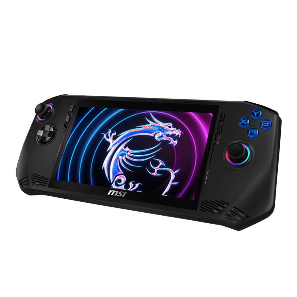 MSI Claw PC Gaming Handheld: Intel Ultra 7-155H, 7" FHD 120Hz Display, 16GB LPDDR5, 512TB NVMe SSD, MicroSD Card Reader, Thunderbolt 4, Win 11 Home: Black A1M-051US