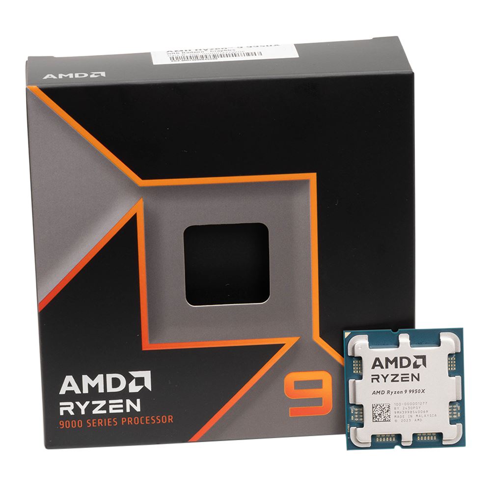 AMD Ryzen 9 9950X Granite Ridge AM5 4.30GHz 16-Core Boxed Processor - Heatsink Not Included - 100-100001277WOF