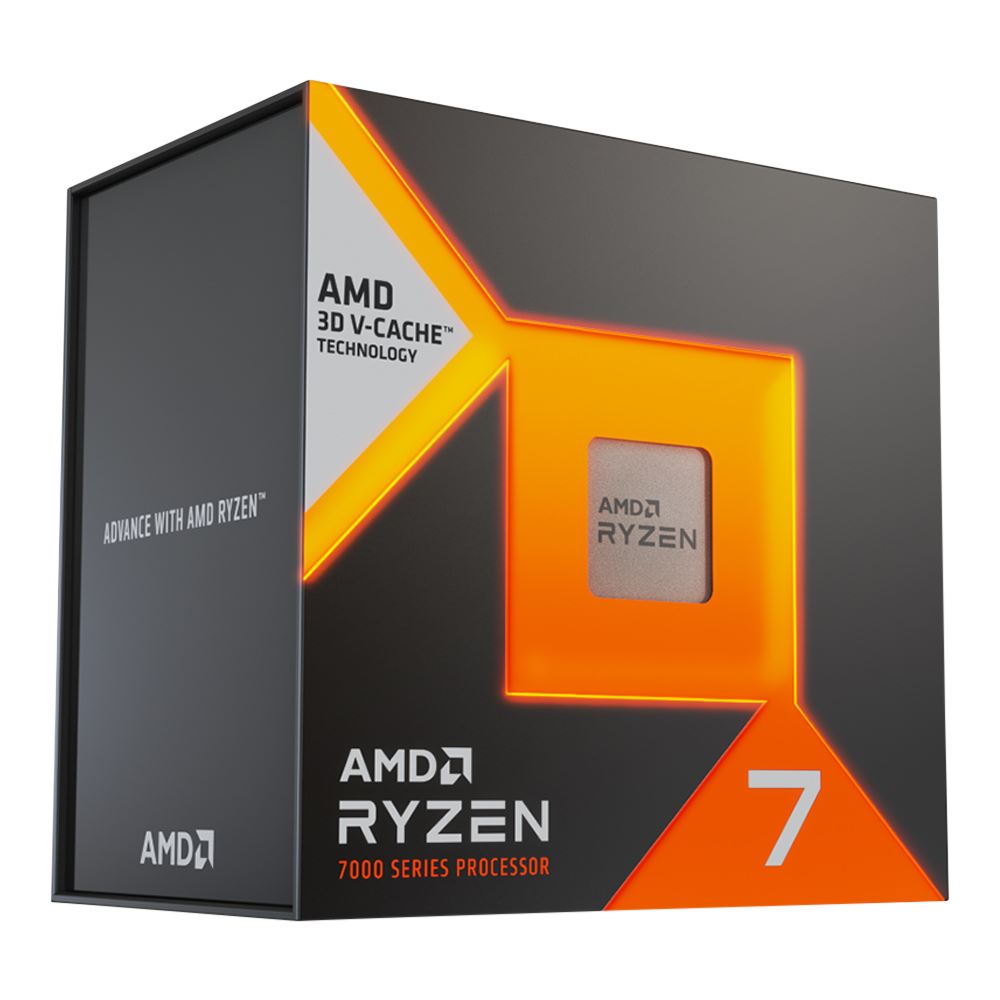 AMD Ryzen 7 7800X3D Raphael AM5 4.2GHz 8-Core Boxed Processor - Heatsink Not Included