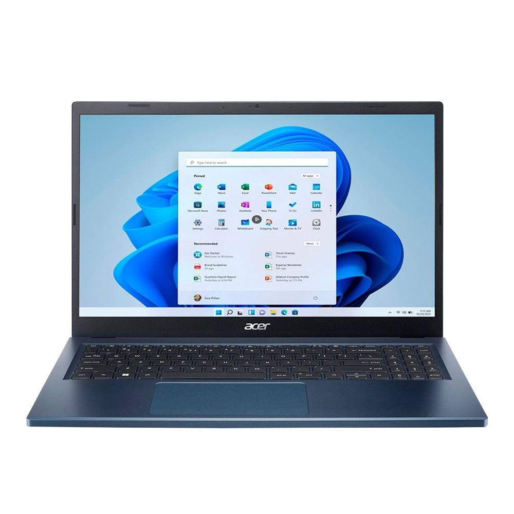 Acer Aspire 3 A315-24PT-R1L8 15.6" Touchscreen Laptop Computer - Steam Blue AMD Ryzen 5 7520U 2.8GHz Processor; 16GB LPDDR5 Onboard RAM; 1TB Solid State Drive; AMD Radeon Graphics