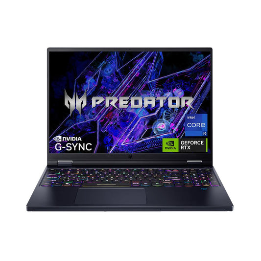 Acer Predator Helios 16" WQXGA IPS 240Hz Display Gaming Laptop PC - Abyssal Black, 14th Gen Intel Core i9 14900HX 1.6GHz Processor; NVIDIA GeForce RTX 4080 12GB GDDR6; 32GB DDR5-5600 RAM; 2TB M.2 SSD