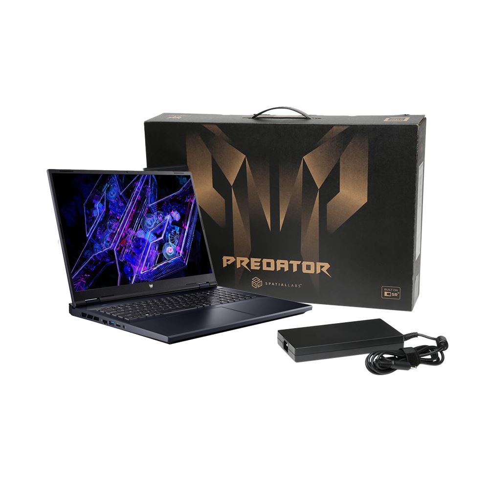 Acer Predator Helios 16" WQXGA IPS 240Hz Display Gaming Laptop PC - Abyssal Black, 14th Gen Intel Core i9 14900HX 1.6GHz Processor; NVIDIA GeForce RTX 4080 12GB GDDR6; 32GB DDR5-5600 RAM; 2TB M.2 SSD