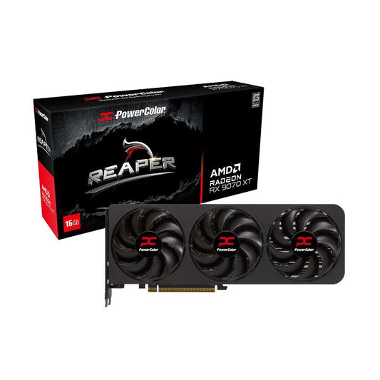 PowerColor AMD Radeon RX 9070 XT Reaper Triple Fan 16GB Graphics Card