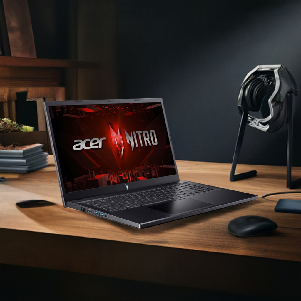 Acer Nitro V 15.6" Full HD IPS 144Hz Display, Gaming Laptop PC - Obsidian Black Intel Core i5 13th Gen 13420H 1.5GHz Processor; NVIDIA GeForce RTX 3050 6GB GDDR6; 16GB DDR5 RAM; 512GB M.2 SSD